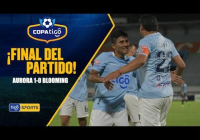 #CopaTigoClausura 🏆¡Final del partido! Un gol fue suficiente para que Aurora se quede con los puntos
