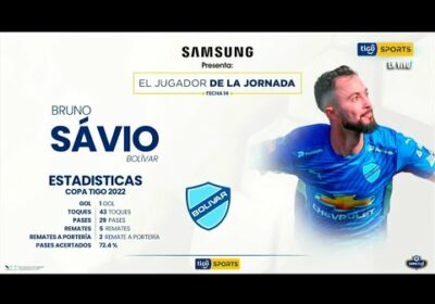 Samsung presenta al jugador de la Fecha 14, Bruno Sávio.