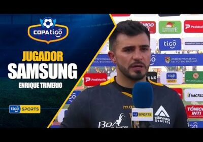 #CopaTigoClausura🏆 Estas fueron las palabras del Jugador Samsung. #TigoSportsBolivia⚽