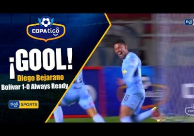 ¡Gol de Bolívar! Diego Bejarano pone en ventaja a Bolívar.