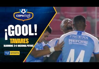 #CopaTigoClausura 🏆 Tavares aprovechó un rebote para anotar el tercer gol en el ‘Tahuichi’.