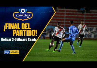 ¡Final del partido! Bolívar se quedó con la victoria en el Hernando Siles 3-0 ante Always Ready.