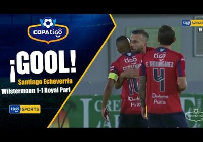¡Gol de Wilstermann! Santiago Echeverría empata el marcador.