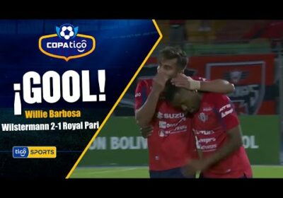 ¡Gol de Wilstermann! Willie Barbosa anota el segundo gol del ‘Aviador’.