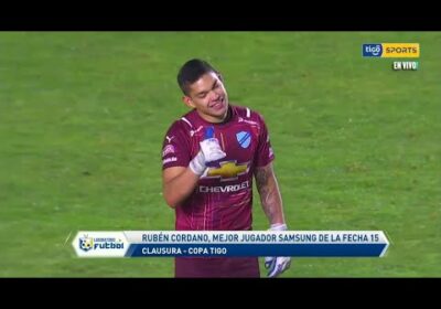 Rubén Cordano es el jugador Samsung de la Fecha 15 del Clausura.