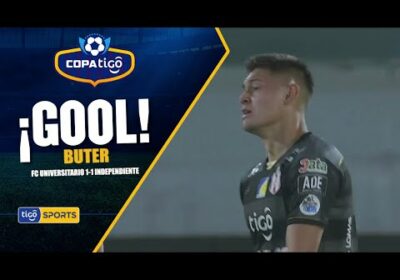 ¡Gol de Independiente Petrolero! Leonel Buter recibió en el segundo palo para impactar de cabeza.