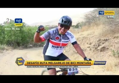 Desafío ruta Melgarejo de bici montaña. Asistieron más de 600 participantes en Cbba.