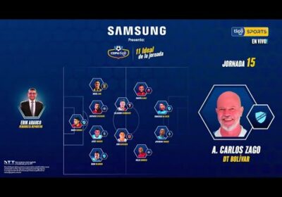 Samsung nos trae el 11 ideal de la fecha 15 por Erik Arauco.