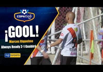 ¡Gol de Always Ready! Marcos Riquelme y una notable definición para dar vuelta el marcador.