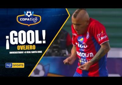 ¡Gol de Universitario! Marcos Ovejero aprovecha un error defensivo del ‘Albo’ y anota el primer gol.