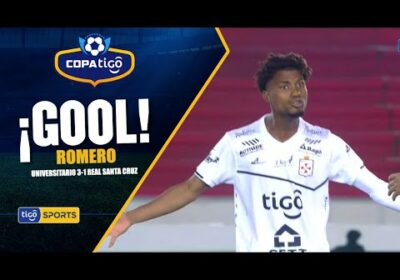 ¡Gol de Real Santa Cruz! Dorny Romero descuenta a favor del ‘Merengue’ en la capital.