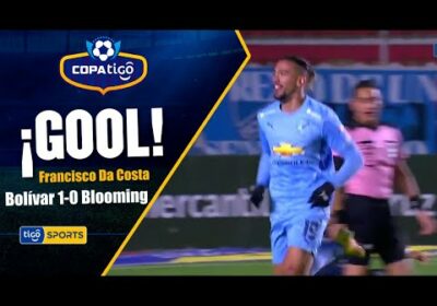 ¡Gol de Bolívar! Francisco Da Costa abre el marcador.