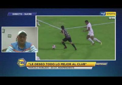 Marcelo Robledo: «Creí que podíamos hacer algo más con Independiente».