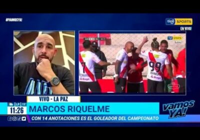 Marco Riquelme, delante de Always Ready, con 14 anotaciones es el goleador del campeonato.