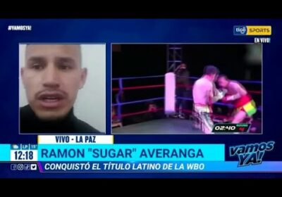 Ramón “Sugar” Averanga conquistó el título latino de la WBO.