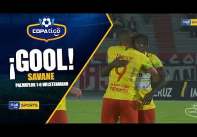 ¡Gol de Atlético Palmaflor! Balamine Savane abre el marcador y pone en ventaja a las ‘Fieras’.