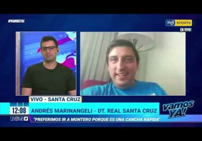 #VamosYa❗️ Andrés Marinangeli DT. Real Santa Cruz se expresó por el cambio de localía.
