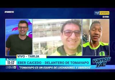 #VamosYa❗️ Eber Caicedo – Delantero de Tomayapo, se  afianza como el goleador del equipo chapaco.
