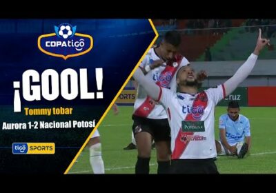 ¡Gol de Nacional Potosí! Tommy Tobar dice presente en el Félix Capriles.