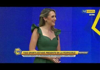 🚨 Tigo Sports estará en vivo desde la Expocruz. Transmitiremos los programas en vivo.