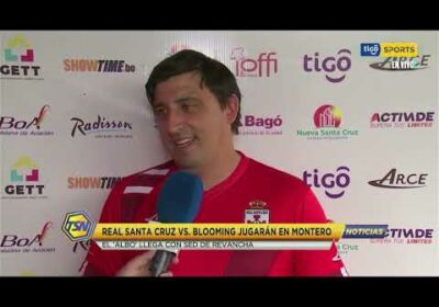 Real Santa Cruz vs. Blooming jugarán en Montero. El ‘Albo’ llega con sed de revancha.