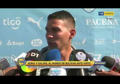 Soria y Galves, al mando de Bolivar ante Vinto.