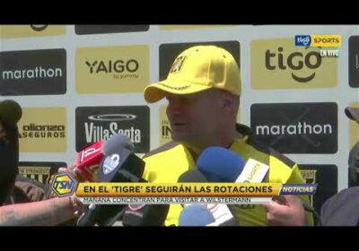 En el ‘Tigre’ seguirán las rotaciones. Mañana concentraran para visitar a Wilstermann.