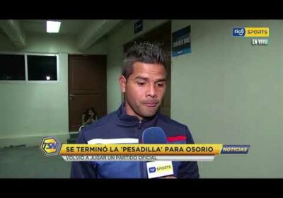 Se terminó la ‘Pesadilla’ para Osorio. Volvió a jugar un partido oficial.