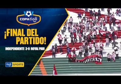 ¡Final del partido! Independiente hizo respetar su localía con doblete de Cristaldo y gol de Santos.