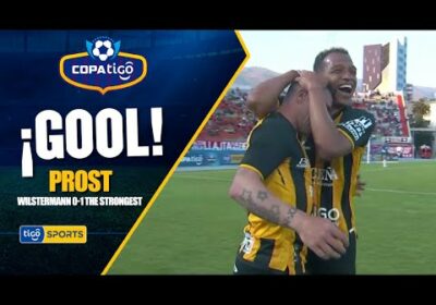 ¡Gol de The Strongest! Centro de Jair Reinoso y cabezazo de Martín Prost para poner en ventaja.