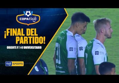 ¡Final del partido! Oriente Petrolero logró quedarse con el triunfo en el ‘Tahuichi’.