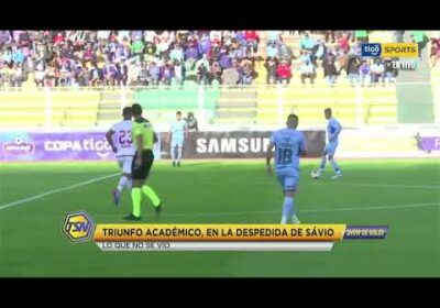 Triunfo académico, en la despedida de Sávio. Lo que no se vio.