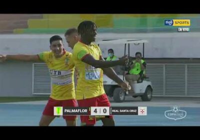 Atlético Palmaflor goleó a Real Santa Cruz con doblete de Balamine Savane y Maximiliano Gómez.