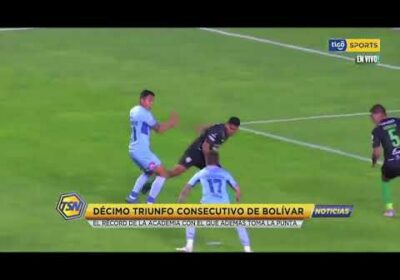 Décimo triunfo consecutivo de Bolívar, el récord de la academia con el que además toma la punta.