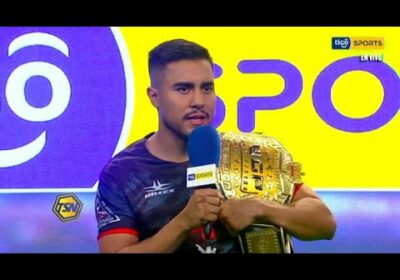 Entrevista con Renzo Martínez, peleador de la MMA, el múltiple campeón de artes marciales mixtas.