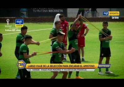 Largo viaje de la Selección para encarar el amistoso. La ‘Verde’ pasó por Madrid y está en Francia.