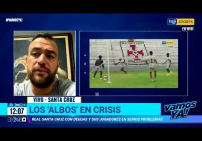 Los ‘Albos’ en crisis. Real Santa Cruz con deudas y sus jugadores en serios problemas.