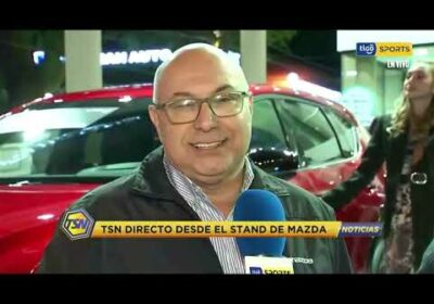 🚨Tigo Sports estuvo en directo desde el stand de Mazda.