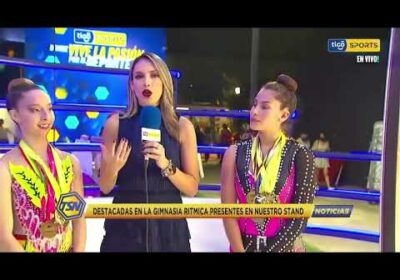 🚨Destacadas en la gimnasia rítmica presente en nuestro stand.