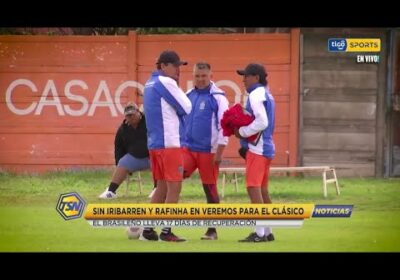 Sin Iribarren y Rafinha en veremos para el clásico. El brasileño lleva 17 días de recuperación.
