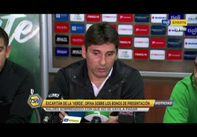 Excapitán de la ‘Verde’, opina sobre los bonos de presentación. Raldes sorprendió con que no se v…