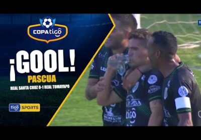 ¡Gol de Real Tomayapo! Bruno Pascua y un cabezazo cruzado para abrir el marcador.