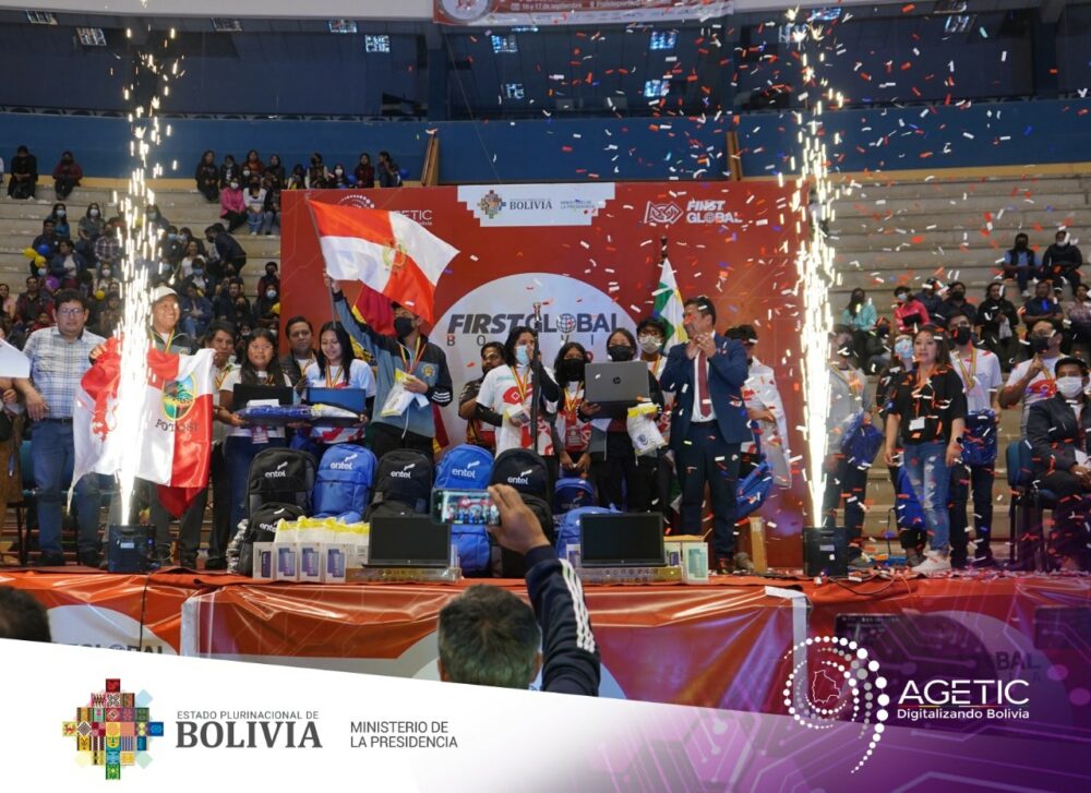 Estudiantes de Pando, Cochabamba y Potosí representarán a Bolivia en el First Global de Ginebra