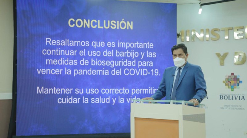 COVID-19: Bolivia continúa en desescalada y Salud aclara que el uso del barbijo es opcional solo en espacios al aire libre