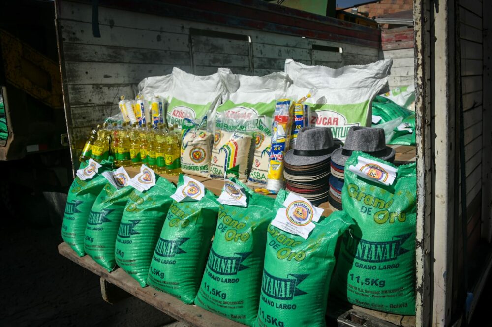 Municipios del altiplano paceño reciben 35 toneladas en ayuda humanitaria