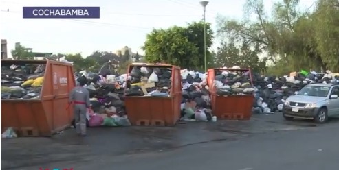 Bloqueo de K´ara K´ara deja más de 2.400 toneladas de basura en Cochabamba