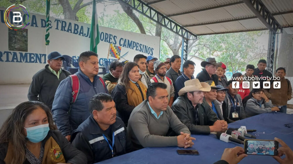 Campesinos de Santa Cruz se declaran en estado de emergencia ante cualquier intento de desestabilización