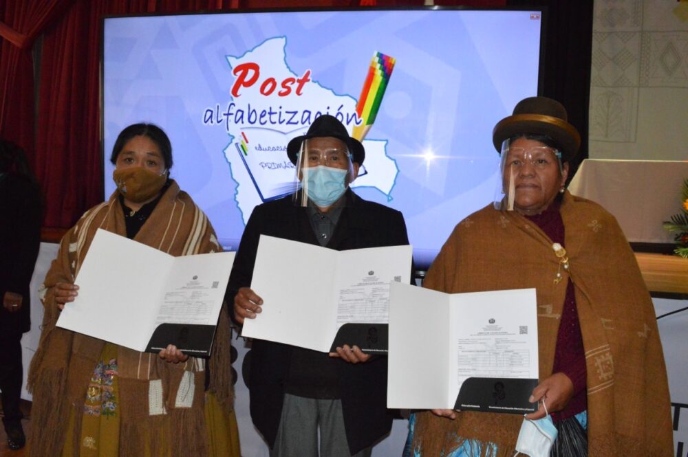 Bolivia celebrará el Día Internacional de la Alfabetización con una tasa de analfabetismo de 2,68%