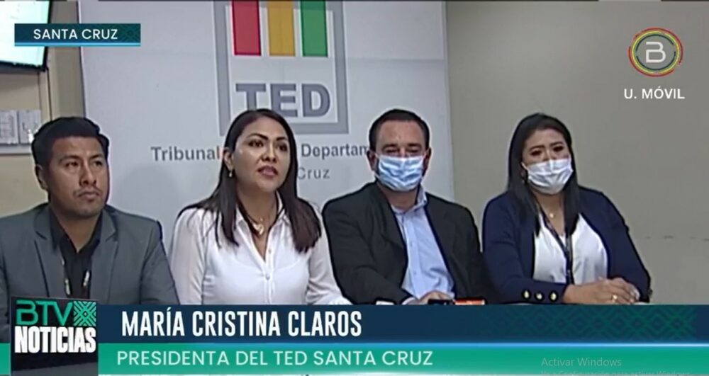 TED Santa Cruz: La jornada electoral en cuatro municipios fue exitosa, los resultados se conocerán entre el lunes y martes