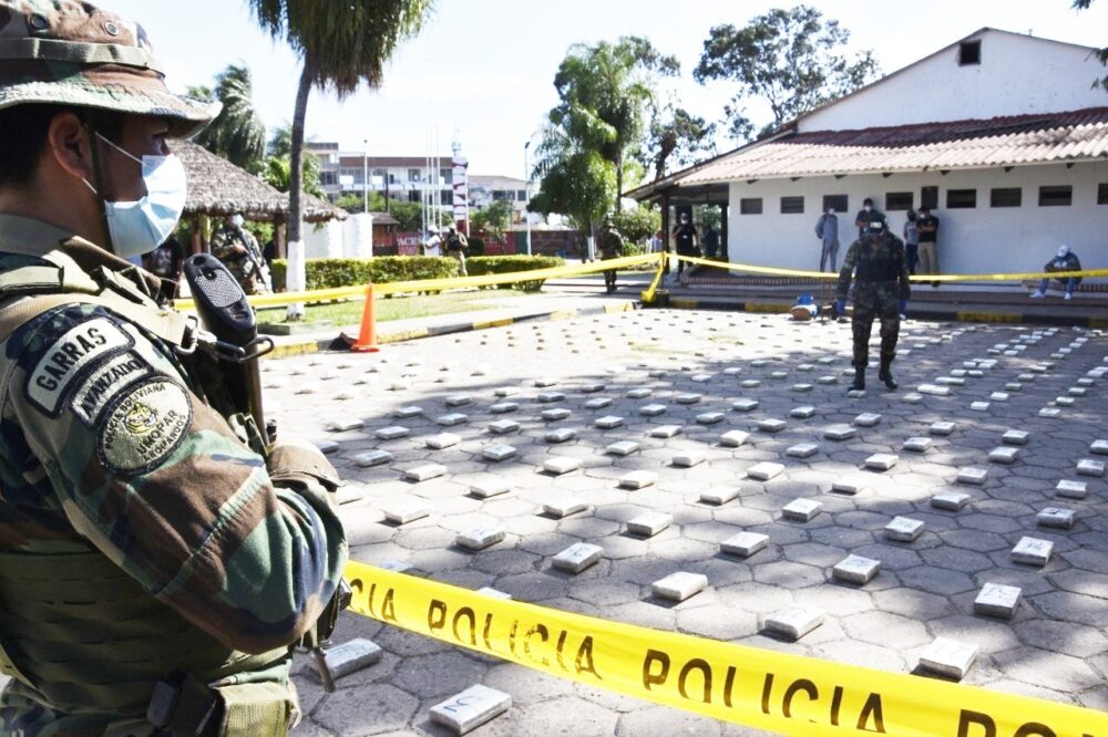 Fuerza antidroga secuestra 156,1 toneladas de droga y bate récord en los últimos seis años